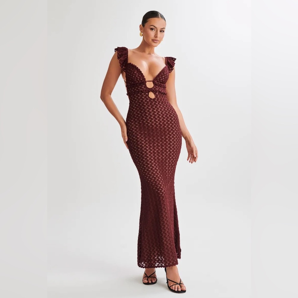 Meshki EZRA Knit Maxi Dress SMALL